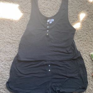 Crop top pajama set from target sz large